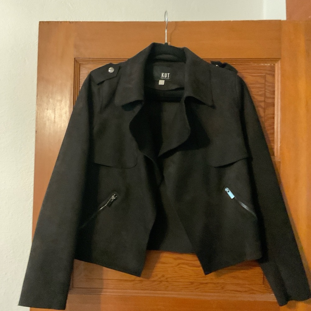 Kut from the Kloth Black Leather Jacket
